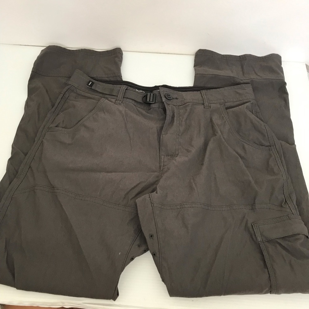 PrAna Men's Cargo Pants in Dark Grey Size 34/32